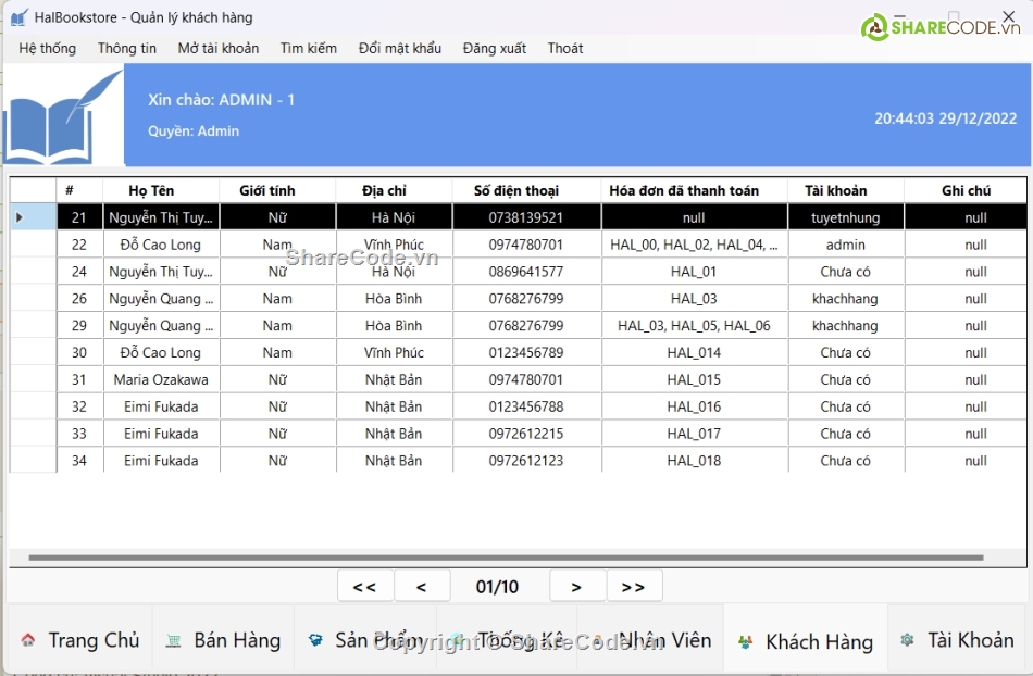 Quản lý bán sách C Sharp,Quản lý bán sách WindowForm,Quản lý bán hàng C Sharp,Quản lý bán hàng WindowForm,Source Code quản lý bán hàng,Phần mềm quản lý bán hàng C Window